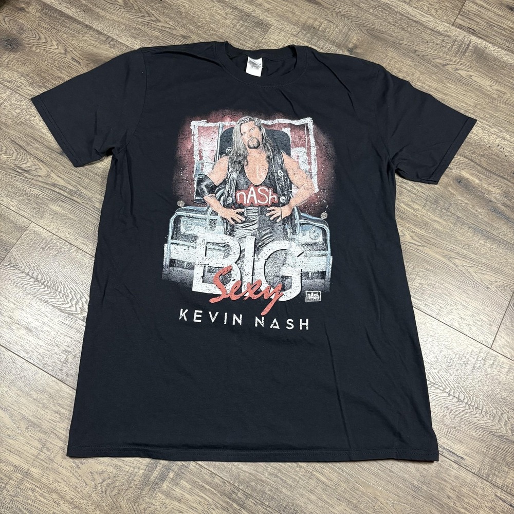 Gildan Shirt Mens Large Black Kevin Nash Big Sexy Wrestling Graphic Tee